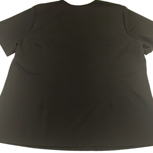 Figs Black V Neck Short Sleeves Scrub Top Size XXL - Picture 3 of 8